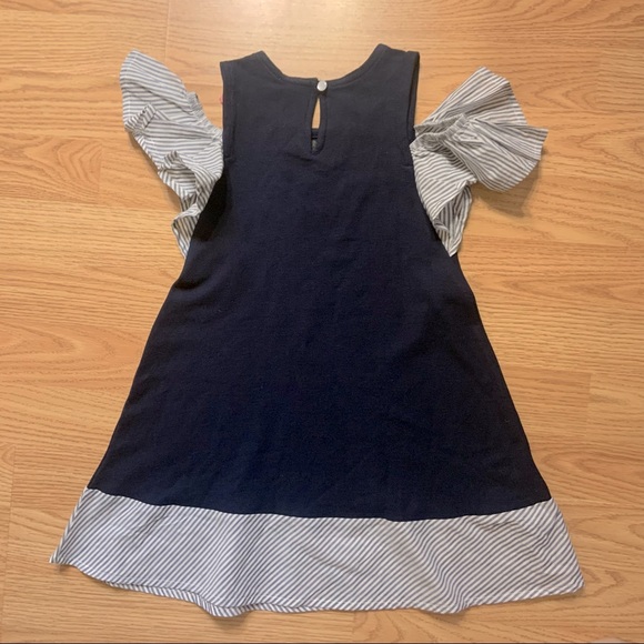 Peek-A-Boo Flare Sleeve Dress - Picture 5 of 7